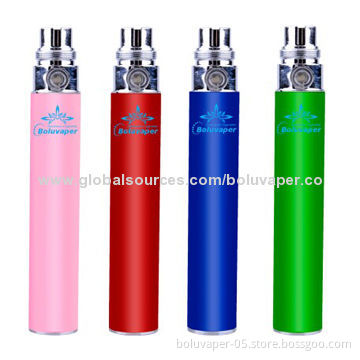 On/Off Function Battery Electronic Cigarettes with 1,100mAh Battery Capacity